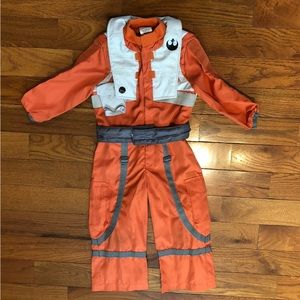 Disney Orange and Gray Kids Superhero Costume